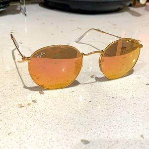 COPY - Rose Gold Ray Ban Sunglasses
